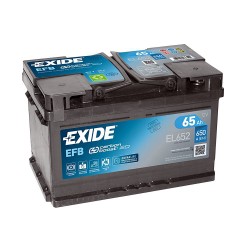 Аккумулятор Exide EFB Carbon Boost 65Ah R+ 650A